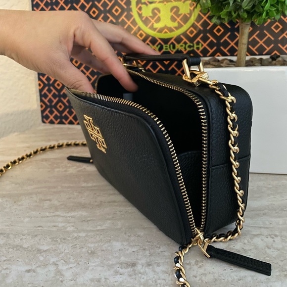 New , tory burch britten small top handle case crossbody - Picture 5 of 15